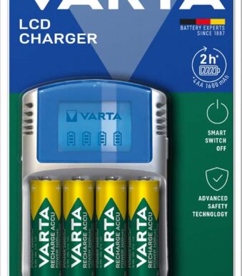 VARTA oplader LCD Charger, USB, met 12 V adapter