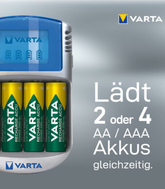 VARTA oplader LCD Charger, USB, met 12 V adapter