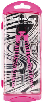 EBERHARD FABER snelverstelpasser, neonroze/zwart