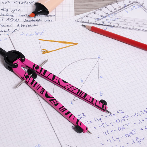 EBERHARD FABER snelverstelpasser, neonroze/zwart