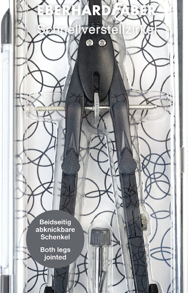 EBERHARD FABER snelverstelpasser met scharnieren, antraciet