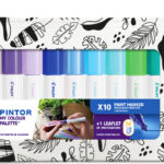 PILOT pigmentmarker PINTOR 'My Color Palette', Cool Colors