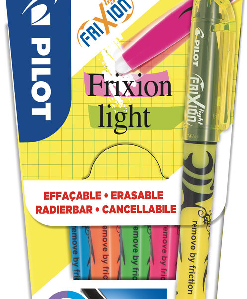 PILOT tekstmarker FRIXION light, 6 stuks in etui