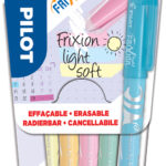 PILOT tekstmarker FRIXION light soft, 6 stuks in etui