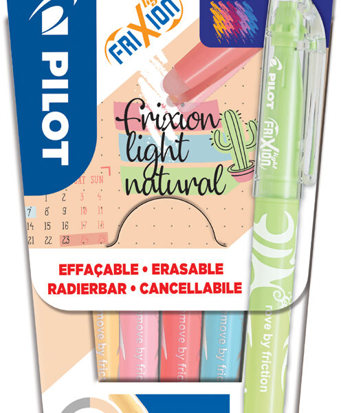 PILOT tekstmarker FRIXION light Natural, 6 stuks in etui