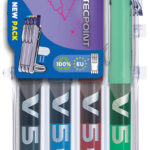 PILOT rollerball Hi-Tecpoint V5 Set2Go, 4 stuks in etui