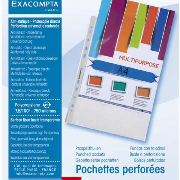 EXACOMPTA brochurehoes Superior, DIN A4, PP, glashelder