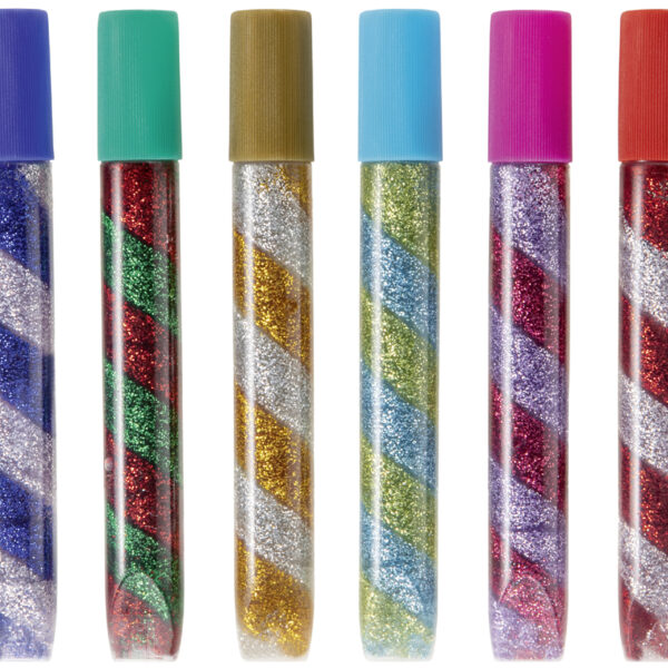 Glitterglijlijm 'Spiraal Magie', geassorteerd