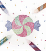 Glitterglijlijm 'Spiraal Magie', geassorteerd