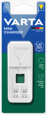 VARTA batterij-oplader Mini Charger, wit, ongevuld