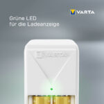 VARTA batterij-oplader Mini Charger, wit, ongevuld