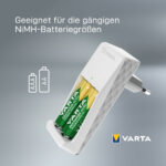 VARTA batterij-oplader Mini Charger, wit, ongevuld
