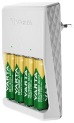 VARTA oplader Plug Charger, wit, gevuld AA