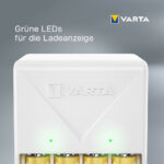 VARTA oplader Plug Charger, wit, gevuld AA