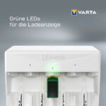 VARTA batterij-oplader Universal Charger, wit, zonder inhoud
