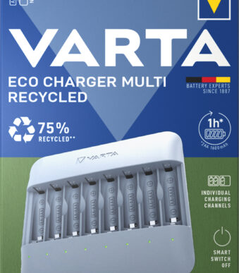 VARTA oplader Eco Charger Multi Recycled, zonder inhoud