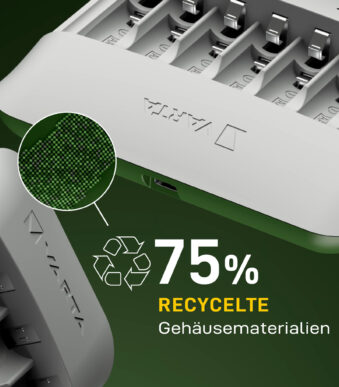 VARTA oplader ECO Charger Multi Recycled, incl. 8x AA