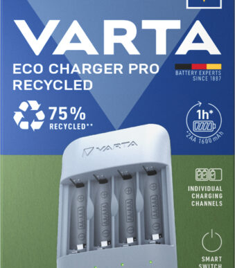 VARTA oplader Eco Charger Pro Recycled, zonder inhoud