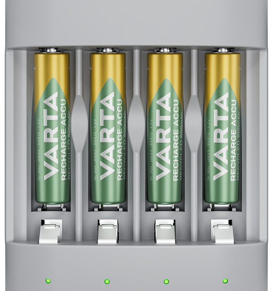 VARTA oplader Eco Charger Pro Recycled, incl. 4x Micro AAA