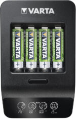 VARTA oplader LCD Smart Charger+, incl. 4x Mignon AA oplaadbare batterijen