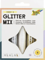 Glitterpoeders mix van 14 gram, gekleurd geassorteerd