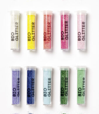 Biologisch regenboogkleurenmix glinsterstrooipoeder