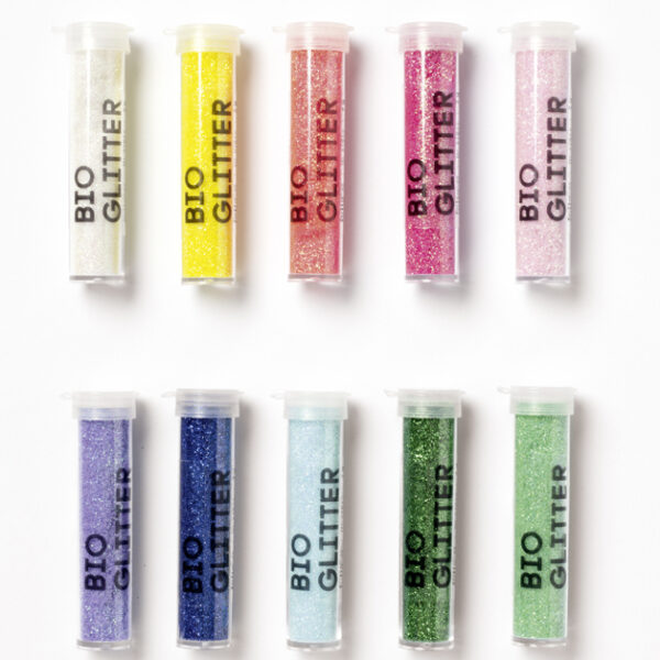 Biologisch regenboogkleurenmix glinsterstrooipoeder