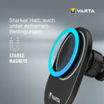 VARTA oplader Mag Pro Wireless Car Charger, zwart