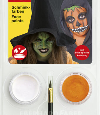 EBERHARD FABER sminkset Halloween Pompoen/heks