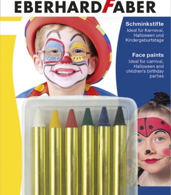EBERHARD FABER sminkstiften, kort, 6 kleuren