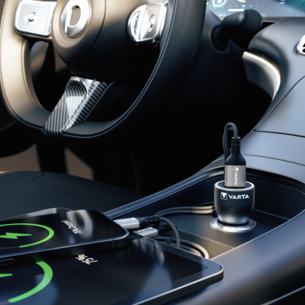 VARTA autolader 'Car Charger', 1x USB-A / 1x USB-C