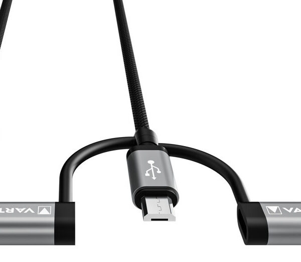 VARTA laadkabel Speed Charge en Sync cable 3in1, 2 m