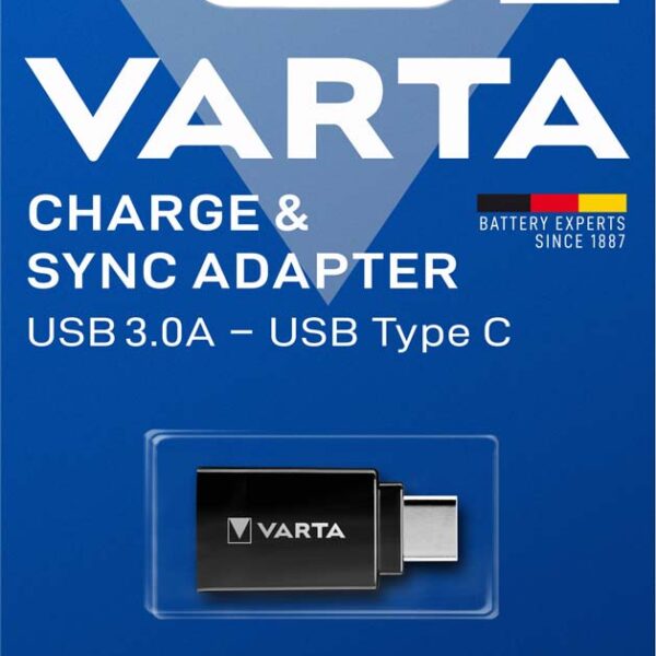 VARTA adapter - USB 3.0 op USB 3.1 type C