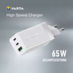 VARTA USB-adapterstekker High Speed Charger, wit, 65 W