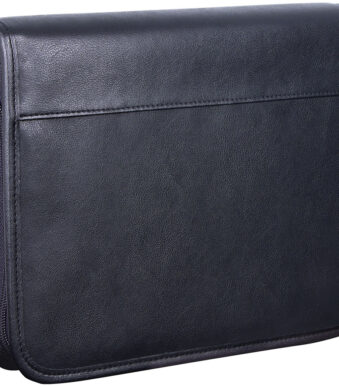 WEDO collegemappe, DIN A5, kunstleer, zwart