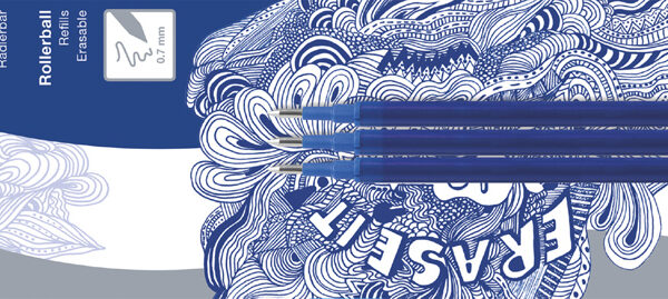 EBERHARD FABER reservevulling voor gelpen Erase it!, blauw