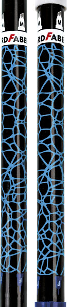 EBERHARD FABER inktwisser, neonblauw/zwart, 2 stuks op blister