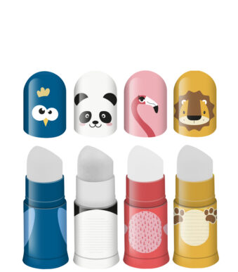 FABER-CASTELL vlakgum en puntenslijper combinatie Faces, in display