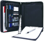 WEDO conferentiemap Elegance, A4, kunstleer/nylon, zwart