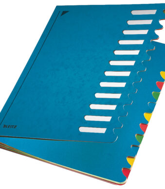LEITZ pultordner/sorteerordner Deskorganizer Color, A4, 1-12, blauw