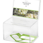 deflecto actiebox, van acryl, glashelder