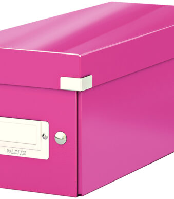 LEITZ CD-opbergdoos Click & Store WOW, roze