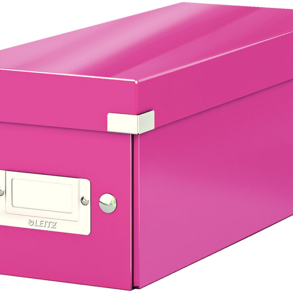 LEITZ CD-opbergdoos Click & Store WOW, roze