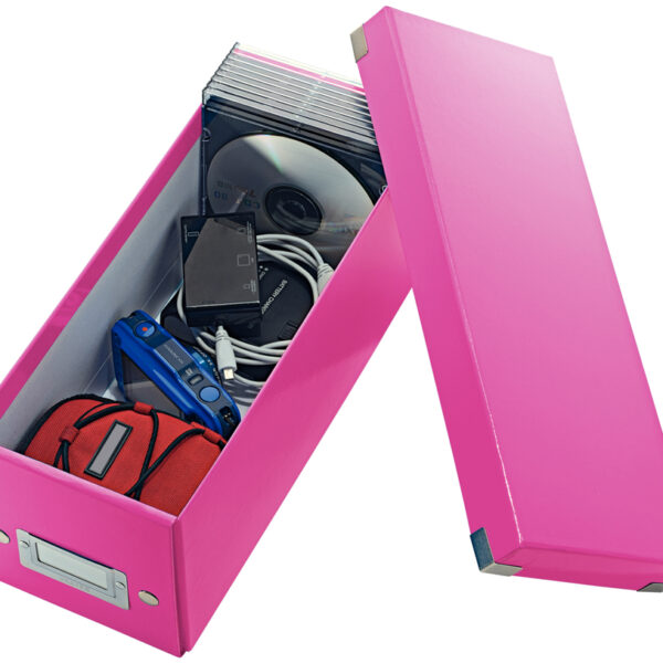LEITZ CD-opbergdoos Click & Store WOW, roze