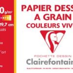 Clairefontaine Geschept Kunstenaarspapier 'à Grain'