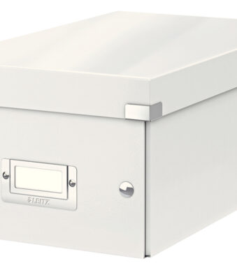 LEITZ DVD-opbergdoos Click & Store WOW, wit