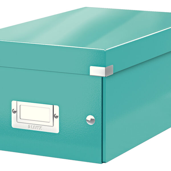 LEITZ DVD-opbergbox Click & Store WOW, ijsblauw