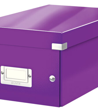 LEITZ DVD-opbergbox Click & Store WOW, violet