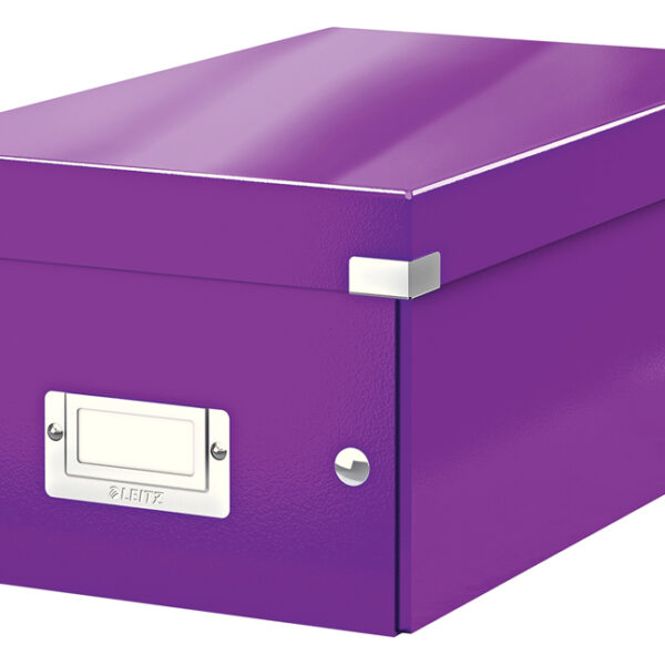 LEITZ DVD-opbergbox Click & Store WOW, violet