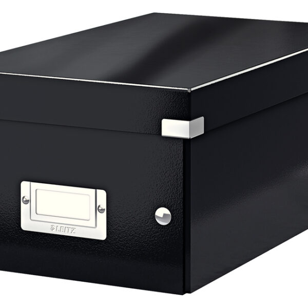 LEITZ DVD-opbergdoos Click & Store WOW, zwart